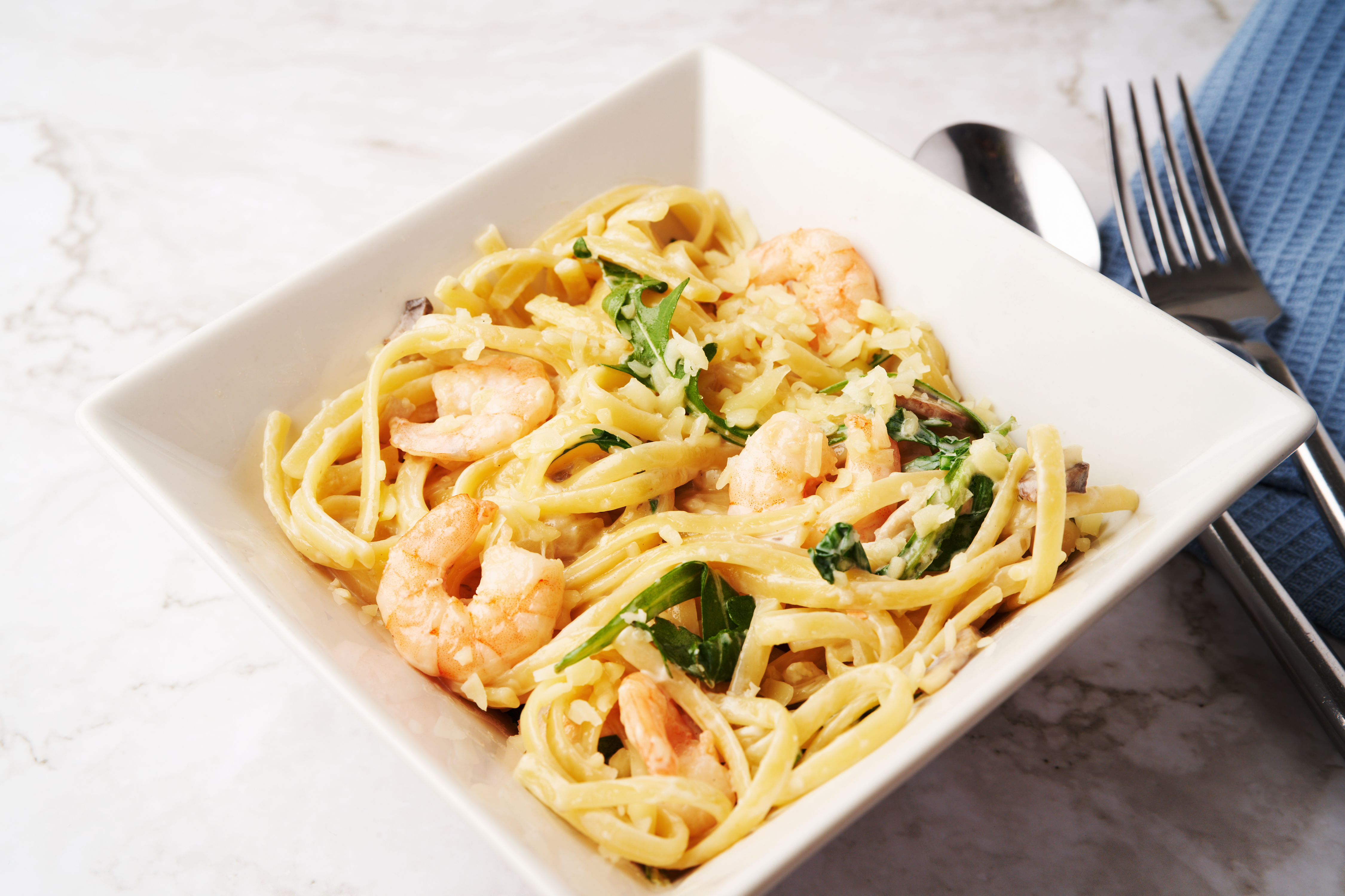 prawn linguine