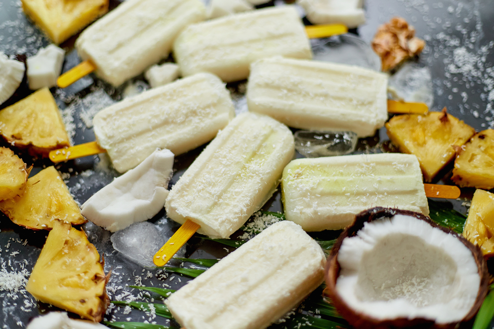 Pineapple Coconut Ice lolly